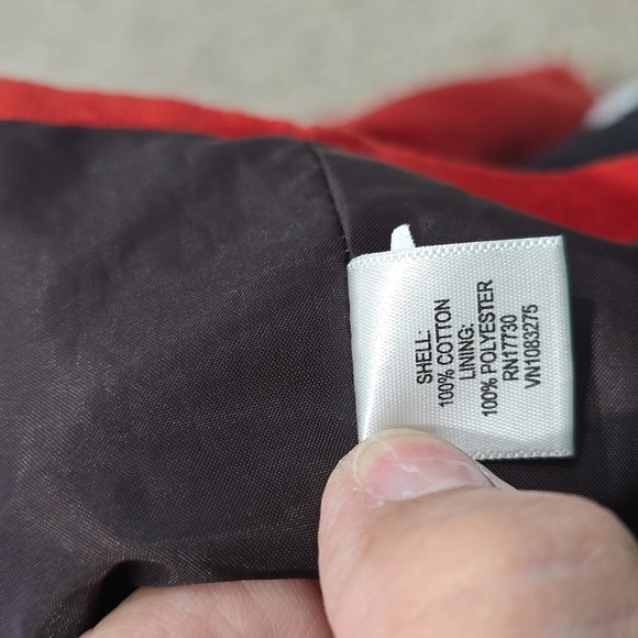 Mossimo Supply Co. Lined Blazer Coat Deep Orange Size Small Double Breasted - Picture 4 of 5